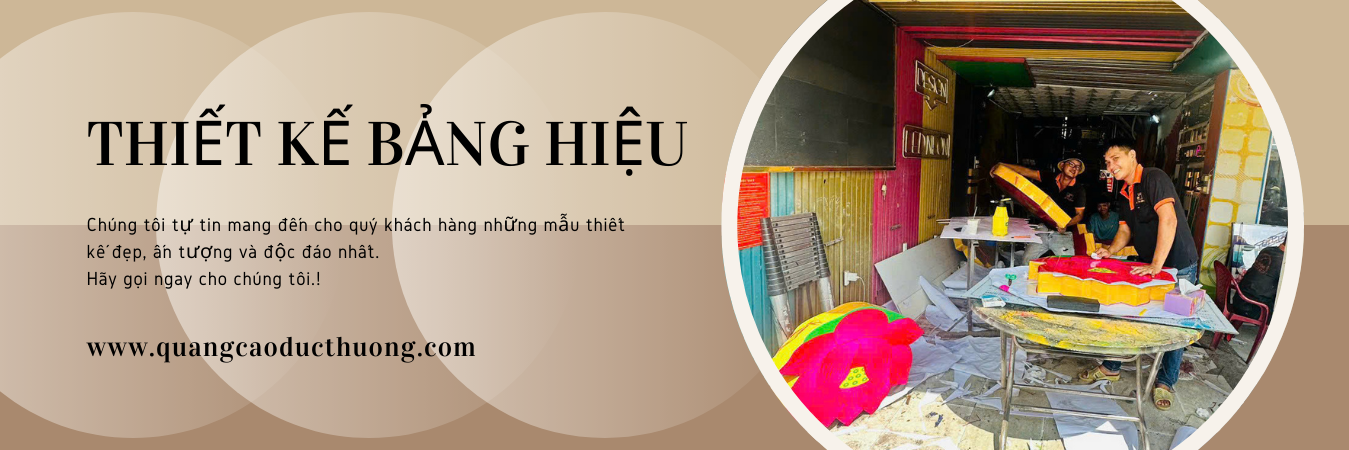 thiết kế bảng hiệu